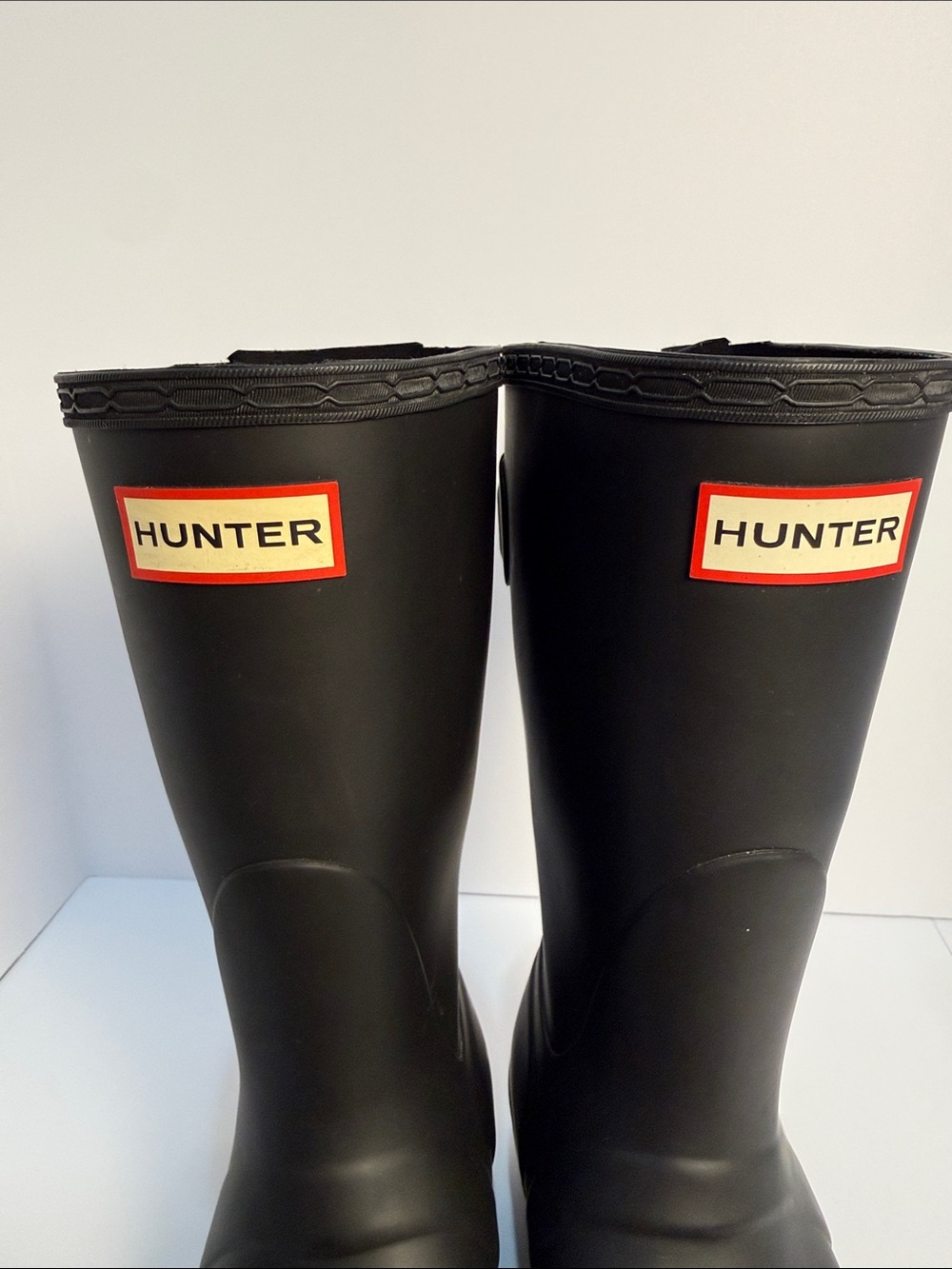 Hunter Black Mid-Calf Rain Boots - Picture 9 of 16